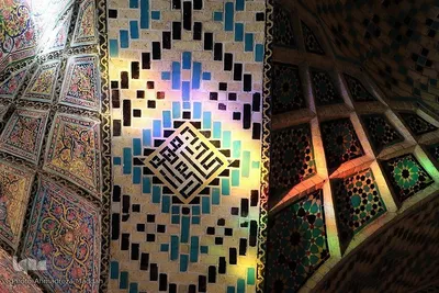 گردشگران نوروزی در مسجد نصیرالملک‎‎