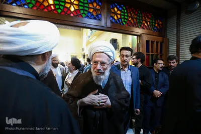 محمد محمدی ری‌شهری در مراسم یادبود حجت الاسلام احمد احمدی