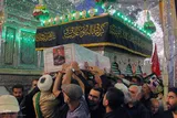 آیین وداع با پیکر مطهر سرهنگ پاسدار «شهید محمدناصر دلیرور» در حرم مطهر شاهچراغ