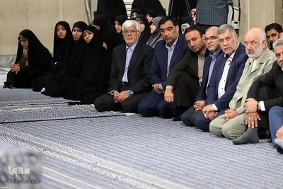 دیدار رئیس و نمایندگان مجلس شورای اسلامی با رهبر انقلاب