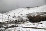 بارش برف پاییزی در ارتفاعات و مناطق روستایی اهر