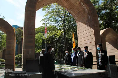 گلباران مزار شهدا در اهر