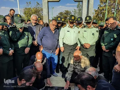 مراسم چهلم شهید مدافع امنیت شهید علی میرزایی در ملایر