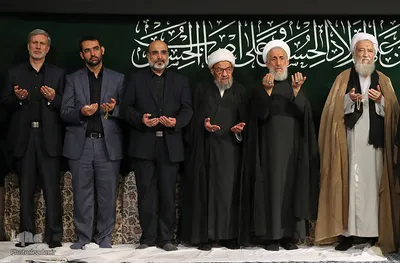 دومین شب مراسم عزاداری حضرت اباعبدالله الحسین علیه‌السلام در محضر رهبر انقلاب