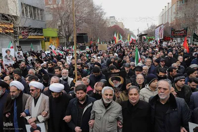 اجتماع هیأت‌ها و دسته‌های تبریز در عزای رهبر شهید انقلاب