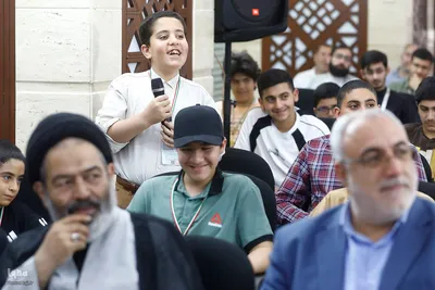 دیدار صمیمی با نوجوانان و جوانان حج گزار