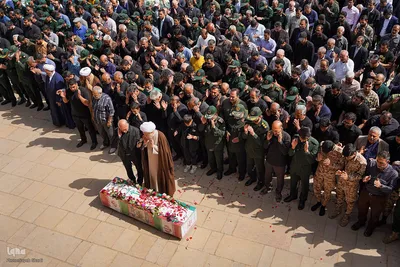 تشییع پیکر بسیجی شهید سید محمد امین مودت