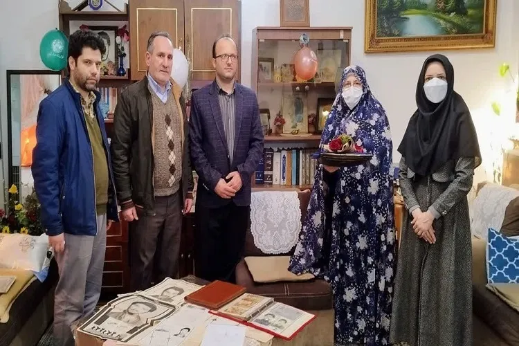 دیدار جهادگران جهاد دانشگاهی گیلان با خانواده شهید جهادگر «حسین محبی کجیدی»