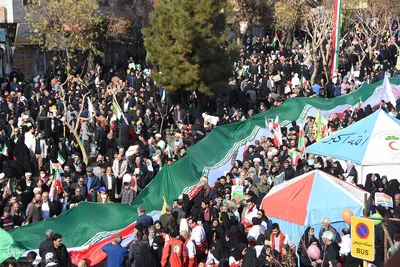 راهپیمایی 22 بهمن در سمنان