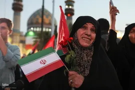 استقبال مردمی از خانواده های شهدا و بازماندگان غزه