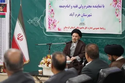 دیدار مدیرکل و کارکنان دامپزشکی لرستان با نماینده ولی فقیه در لرستان