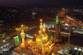 حرم مطهر و نورانی امام موسی کاظم (ع) در شهر کاظمین عراق
