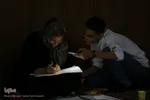 مشق شب قدر در حرم شاهچراغ