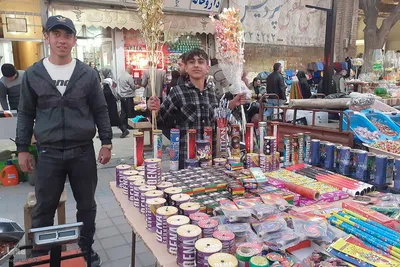 بازار خرید عید در اهر‎