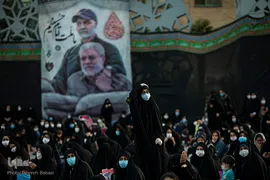 خیمه سوزان غروب عاشورا در میدان امام حسین(ع)