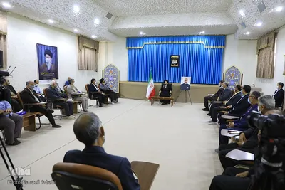 دیدار اعضای قرارگاه امنيت غذايی خراسان‌جنوبی با حجت الاسلام عبادی
