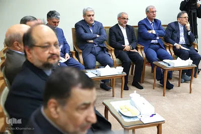 دیدار رئیس‌جمهور و اعضای هیئت دولت با رهبر انقلاب