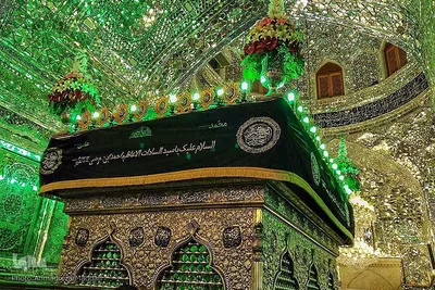 مراسم سوگواری شب شهادت امام جعفر صادق(ع) در حرم شاهچراغ‎‎