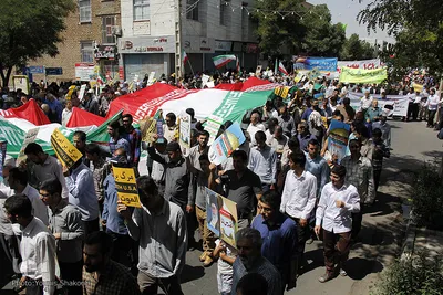 راهپیمایی روز جهانی قدس در زنجان