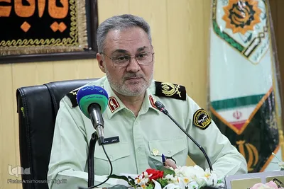 نشست خبری سردار بهدانی فرد، فرمانده انتظامی استان یزد