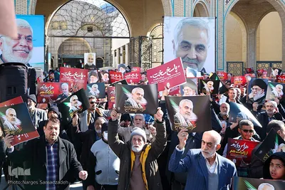 راهپیمایی مردم اصفهان در محکومیت حادثه تروریستی گلزار شهدای کرمان