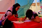 جوانان ایثارگر جمعیت هلال احمر آذربایجان غربی، در خدمت زائران اربعین‎