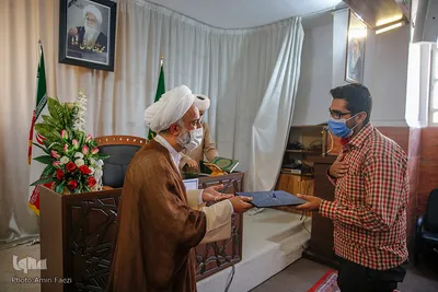 مراسم تجلیل از خبرنگاران توسط حوزه علمیه منصوریه