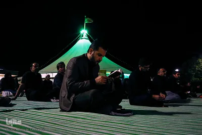 احیای شب قدر در مقبره شهدای دانشگاه امام حسین(ع)