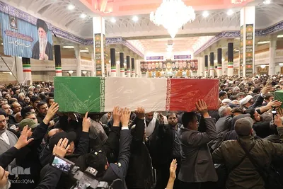 تشییع پیکر شهید سیداسماعیل خطیب در قم