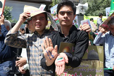 راهپیمایی روز قدس-اراک/عکاس:طه نظیری