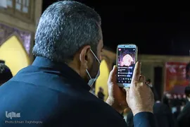 مراسم عزاداری شب سوم محرم در مسجد جامع زنجان
