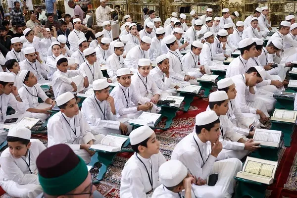 بالصور...محفل قرآني بمشاركة نخبة من قراء العتبات المقدسة في كربلاء