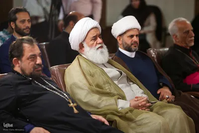آیت‌الله علی اکبر رشاد، رئیس و مؤسس پژوهشگاه فرهنگ و اندیشه اسلامی در هم‌اندیشی بین‌المللی اصحاب ادیان و مسئله غزه
