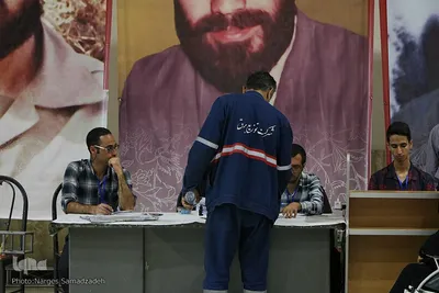 شور انتخابات در گلستان شهدای اصفهان