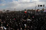 مراسم تشییع پیکر پاک شهید سپهبد قاسم سلیمانی در جوار کریمه اهل بیت(ع)
