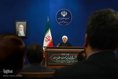 نشست خبری حجت‌الاسلام والمسلمین حسن روحانی، رئیس جمهور
