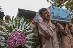 مراسم استقبال از ۱۲ شهید گمنام دوران دفاع مقدس در شیراز