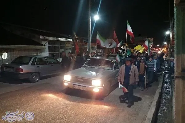 بیعت و خونخواهی مردم سنگده در شب چهارم فروردین