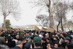 مراسم تشییع و تدفین شهید "احسان غمی تازه کندی" اولین شهید اهری جنگ رمضان در اهر