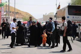 خدمات‌رسانی نیروهای هلال احمر آذربایجان غربی در مرز تمرچین‎