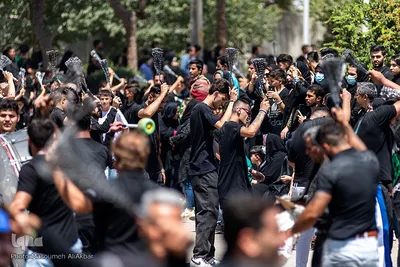 مراسم عزاداری عاشورای حسینی در آستان مقدس امامزادگان محمد (ع) و سکینه خاتون (س) کرج