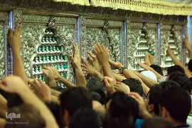 حرم مطهر و نورانی امام موسی کاظم (ع) در شهر کاظمین عراق