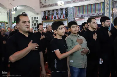 مراسم شام غریبان رهبر شهید انقلاب در اهر