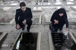 غبار روبی و عطر افشانی مزار مطهر شهدا بمناسبت هفته ی دفاع مقدس‎