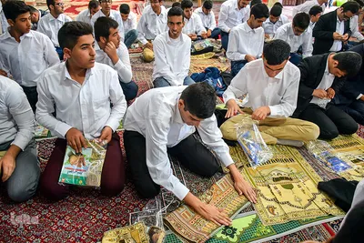 جشن عبادت دانش‌آموزان با نیازهای ویژه در اهواز