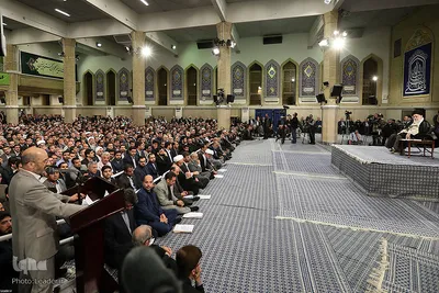 دیدار جمعی از استادان، نخبگان و پژوهشگران دانشگاه‌ها با رهبر انقلاب