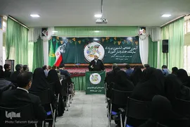 مراسم افتتاحیه نمایشگاه‌های مدرسه انقلاب 