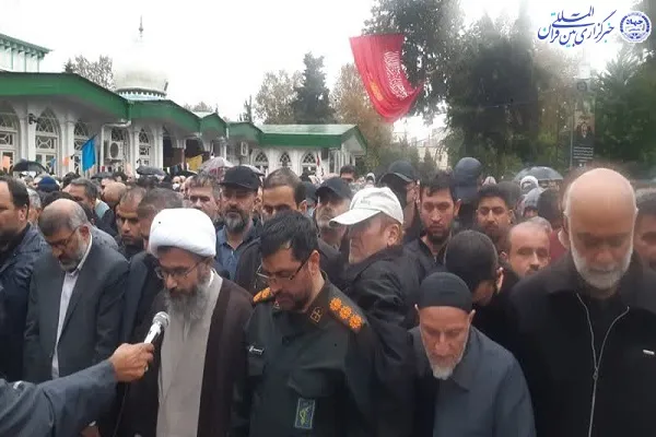 «آیین تشییع پیکر مطهر شهدای تروریستی آمل»