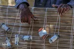 بوریا بافی در زرقان استان فارس