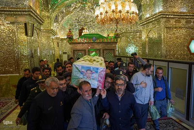 تشییع پیکر مطهر سرهنگ شهید احسان بخشنده در شیراز
